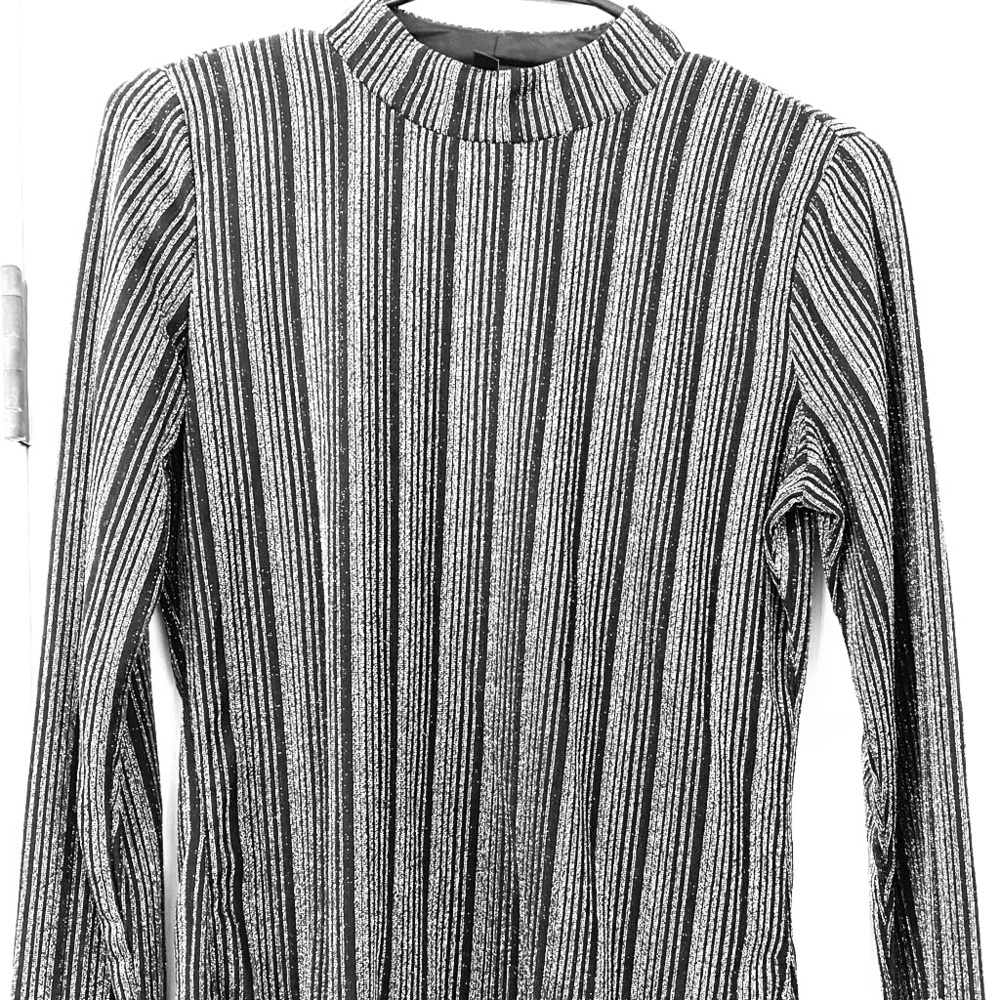 Metallic Crew Neck too